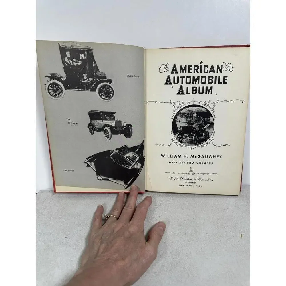 VTG 1954 American Automobile Album William H McGaughey Car Photo History Book - Picture 2 of 10